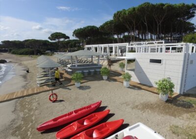 Render impatto ambientale stabilimento balneare