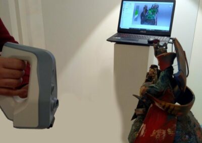 Scansione 3d rilievo di opere d'arte