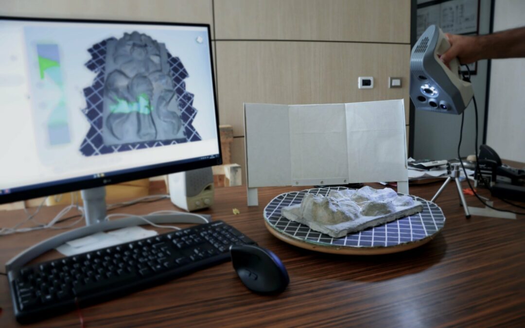 Scansione e rilievo 3d di un oggetto